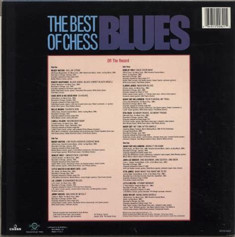 Chess Records The Best Of Chess Blues Italian 2 Lp Vinyl Record Set