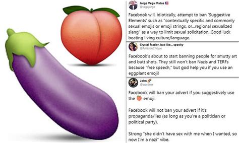 Instagram And Facebook Ban Sexual Use Of Emojis Including The