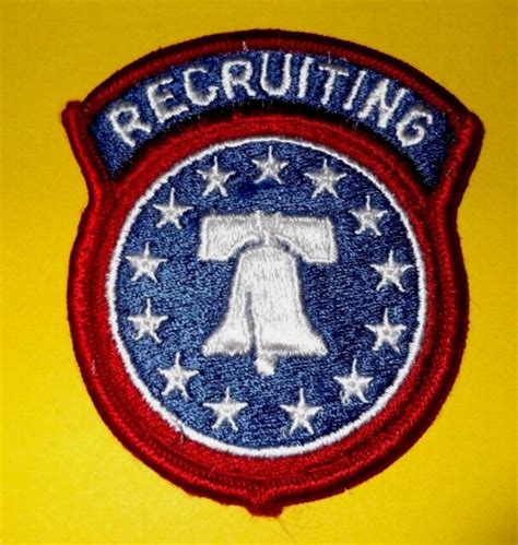 Military Recruiting Command Patch Full Color Insignia Unit Us Army 913