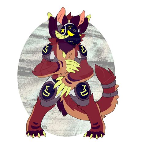 Drawing Of My Protogen By Pastelpups On Amino Furry