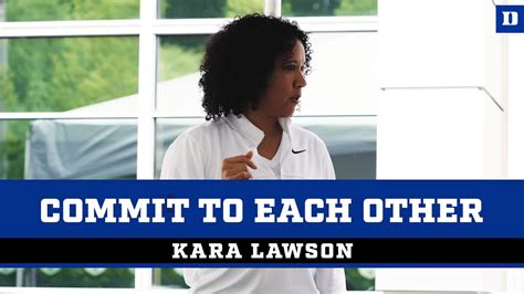 Kara Lawson Commit To Each Other Youtube