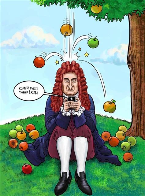 Newton Was An Apple Guy Too Science Art Astronomy Art Illustration