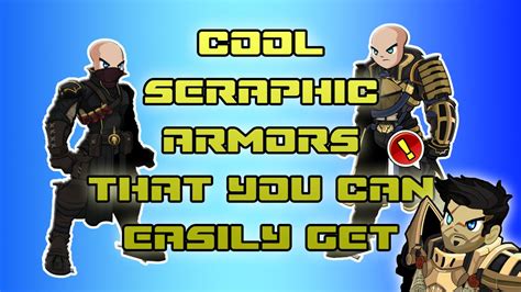 Aqw Cool Seraphic Armor And Items You Can Get Easily Youtube