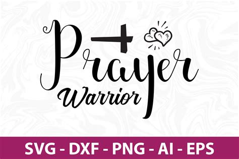 Prayer Warrior Svg Cut File By Orpitabd Thehungryjpeg