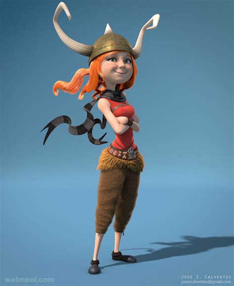 30 Stunning Maya 3d Models And Character Designs For Your Inspiration