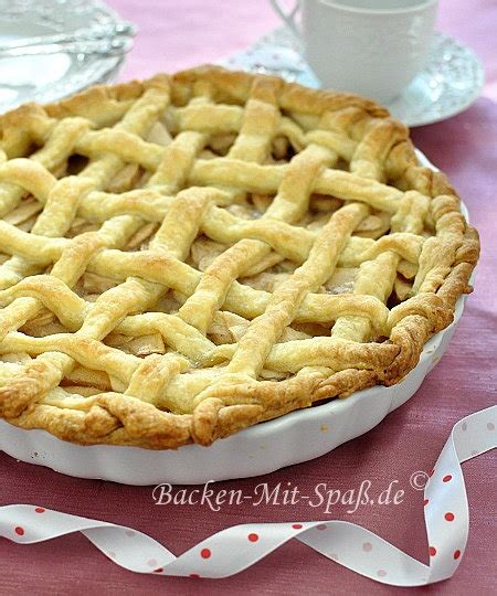Apple Pie Amerikanischer Apfelkuchen