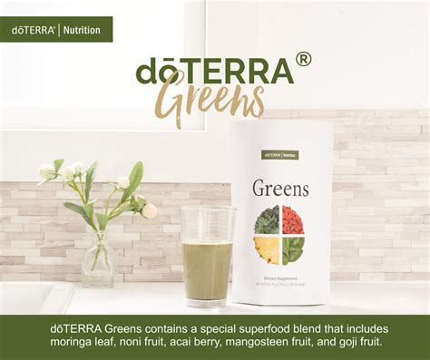 DoTERRA Greens Provides The Equivalent Of 1 2 Servings Of Fruits And