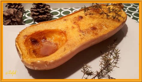Butternut rôtie au four au Thym et Basilic