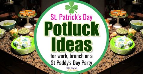 St Patricks Day Potluck Ideas For Work Or Any Party Crowd
