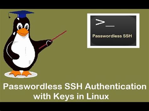 Linux Tutorials How To Setup Passwordless SSH Authentication Between Two Linux Servers YouTube