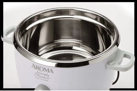 All Product Review Aroma Rice Cooker Simply Stainless 6 Cup