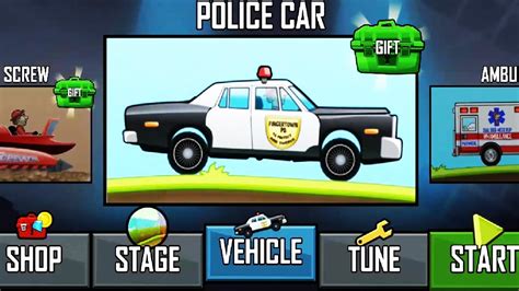 Hill Climb Racing Police Car Driving Android Gameplay Hd Youtube
