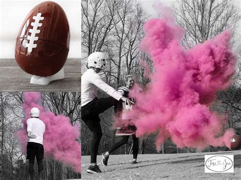 Football Gender Reveal 10 Filled With Powder And Confetti Gender Reveal Ball Gender Reveal
