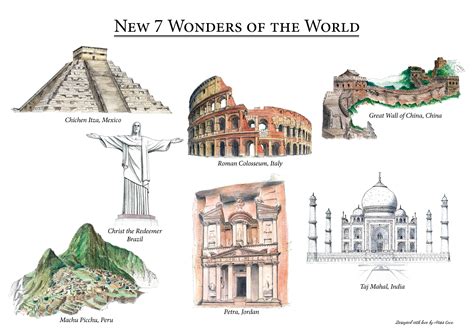 Postcards Road Trips Around The World Wonders Of The World Wonder