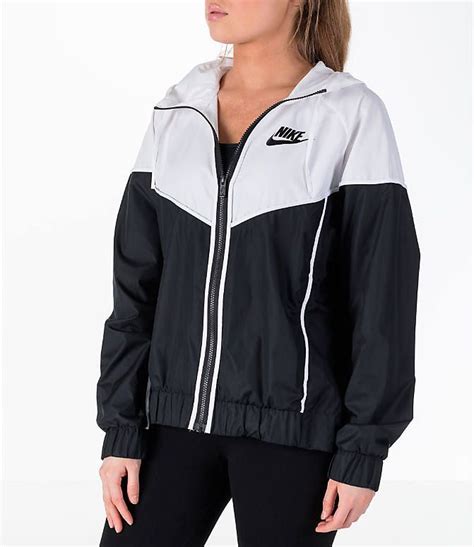 Front View Of Womens Nike Sportswear Woven Windrunner Jacket In