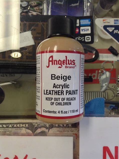 Angelus Beige Acrylic Leather Paint 4 Fl Oz Jwong Boutique