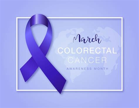 Premium Vector Colorectal Cancer Awareness Month