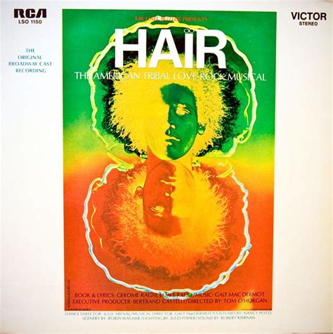 1968 05 00 Hair Original Broadway Cast Recording Broadway Posters Musical Hair Musicals
