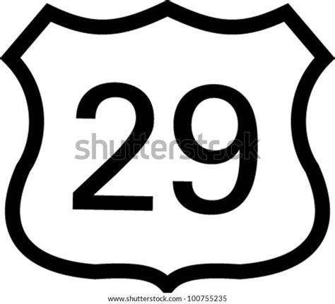 Us 29 Highway Sign Stock Vector Royalty Free 100755235 Shutterstock