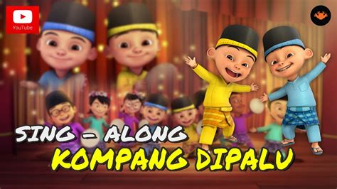 Upin And Ipin Kompang Dipalu Sing Along Youtube