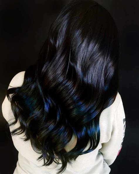 20 Blue Black Hair Ideas To Try Out In 2019 Legitng