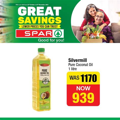 Spar Supermarket Offers Silvermill Pure Coconut Oil