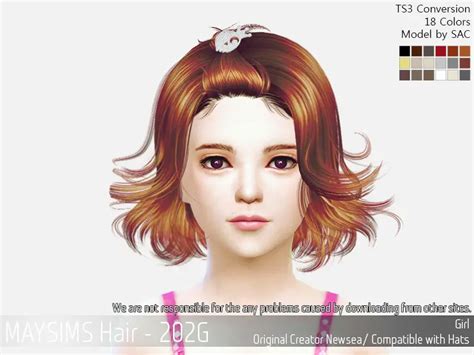 May Sims May 202g Hair Retextured Sims 4 Hairs