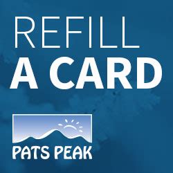 Your account must have sufficient funds to remain active. Pats Peak - Shop - Refill Gift Card | Pats Peak Ski Area in Henniker, NH is southern New ...