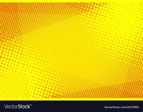 Yellow Halftone Background Royalty Free Vector Image