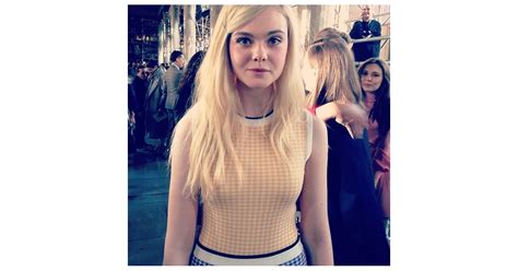Elle Fanning Celebrity Beauty Instagrams March 5 2014 Popsugar