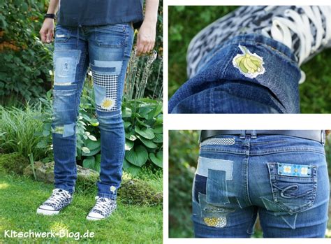 80 фраз в 15 тематиках. DIY: Jeanshose flicken - kitschwerk-blog.de