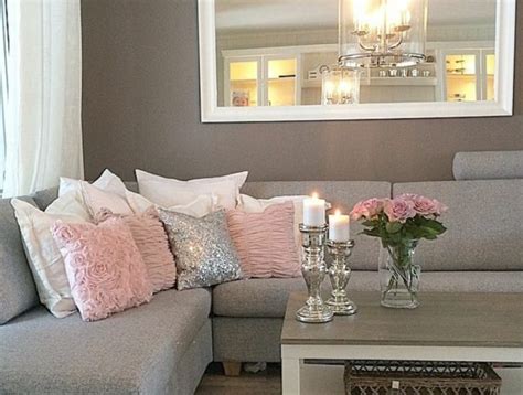 1001 Original Decorative Ideas For Pink And Gray Living Room