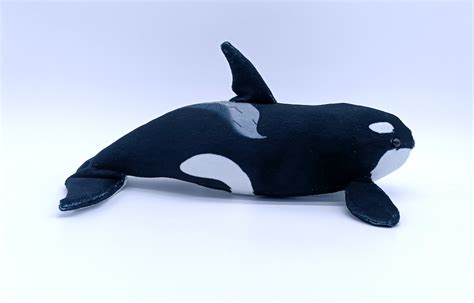 Tasu T002c The Orca Plushie Killer Whale Plush Etsy