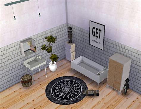 Sims 4 Ccs The Best Bathroom By Steffor For Sims 3