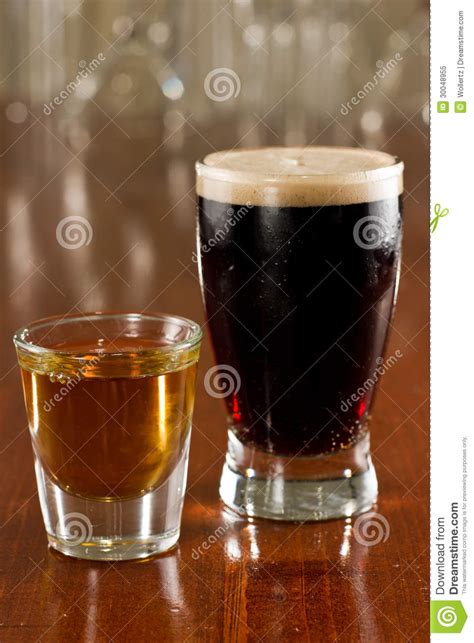 Whether it is a night on the town with a group of friends, or that special someone in your life, ordering the perfect shot to suit the occasion is not only necessary, it is mandatory! Beer and a shot stock image. Image of foam, alcoholic ...