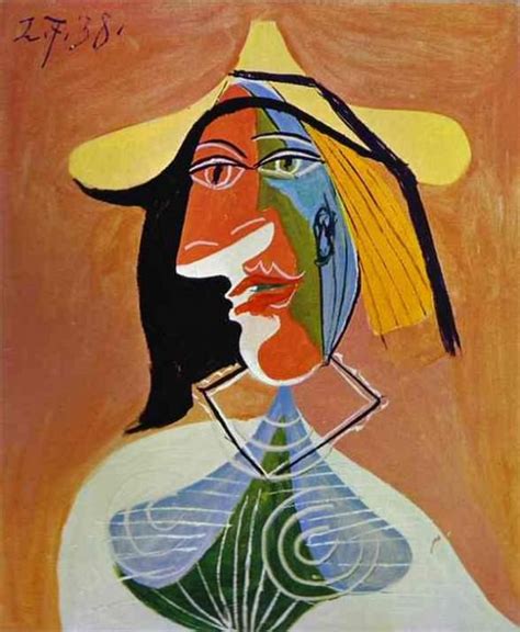 1938 Portrait De Femme 1 — Pablo Picasso 1881 1973 Period Of Creation