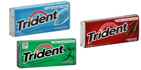 Target Trident Gum Single Packs Only 005 Each With Cartwheel And