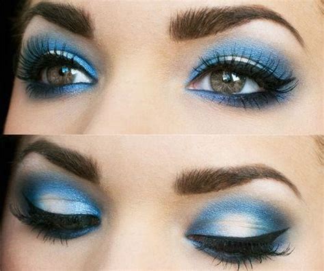 Navy Blue Smokey Eye Makeup By Lisa Eldridge Beauty Fashion