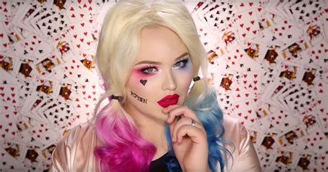 Best Harley Quinn Halloween Makeup Tutorials On Youtube Teen Vogue