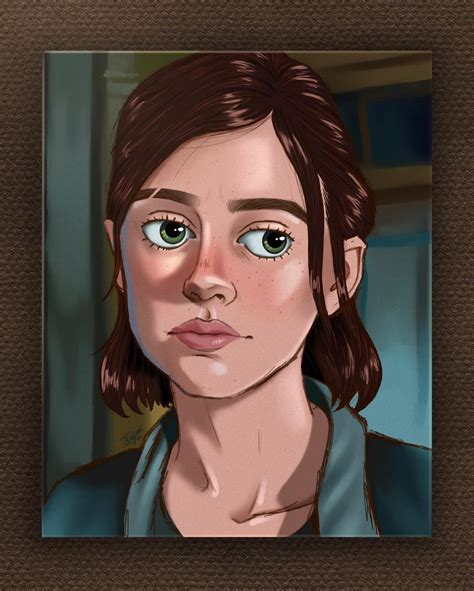 Drawing Of Ellie From The Last Of Us The Last Of Us Ellie Disney Characters Fictional