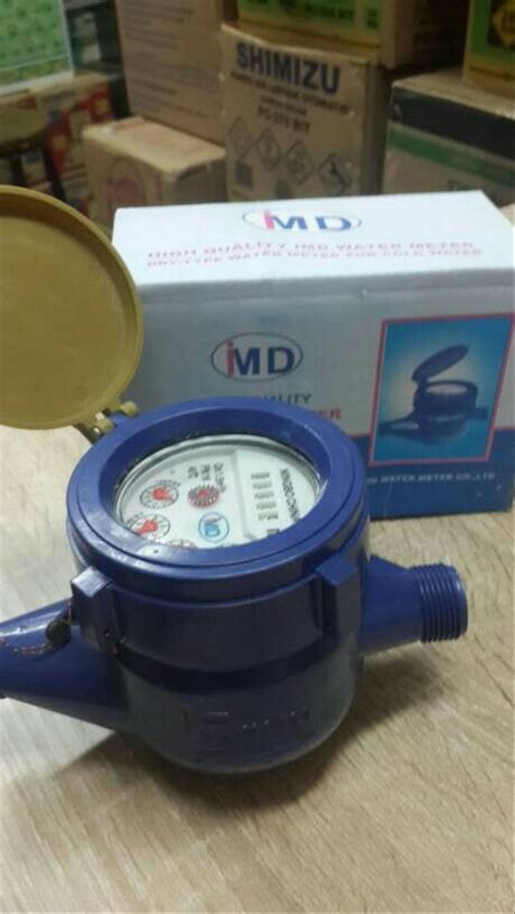 Jual Meteran Air Pam Imd Water Meter Bahan Pvc 5 Digit Diameter 12 Di