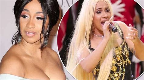 Cardi B Causes Chaos As She Drops Out Of Festival To Recover From Boob Job Mirror Online