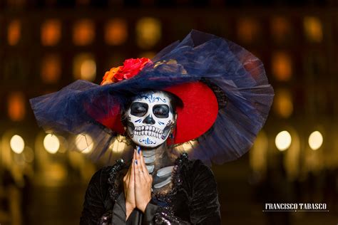 Catrina Fiesta Del Dia De Los Muertos En México Francisco Tabasco