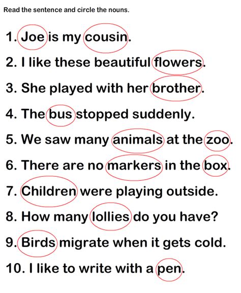 Some of the worksheets for this concept are identifying verbs work, grammar practice book, grade 2 articles work, with grammar, grammar practice workbook, english activity book class 5 6, ab2 gp pe tp cpy 193601, w o r k s h e. Noun Grade2 Worksheet12 - esl-efl Worksheets - grade-2 ...