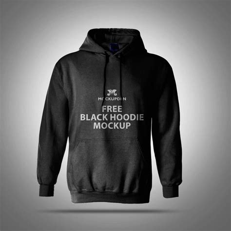 Free Black Hoodie Mockup Psd Psfreebies