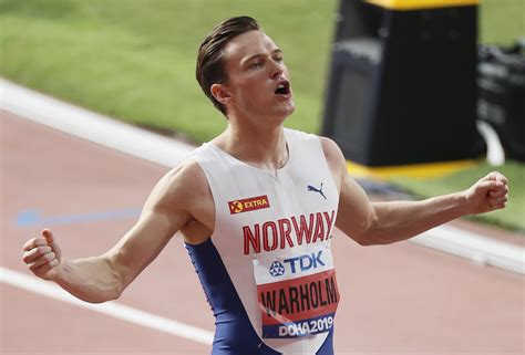 Karsten warholm is a norwegian athlete who competes in the sprints and hurdles. Lekkoatletyka. MŚ 2019 Doha. Niesamowity Karsten Warholm ...