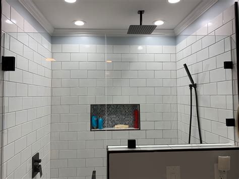 Shower 4x8 Subway Tile Tile Bathroom Shower