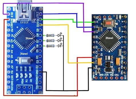 برنامج Arduino Pro Mini باستخدام Arduino Uno 3 خطوات 2023