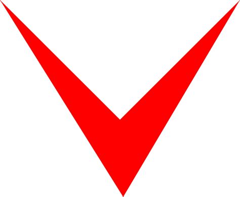 Red Down Arrow Clipart Best