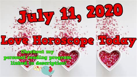 Gemini Love Horoscope Today July 11 2020 Youtube